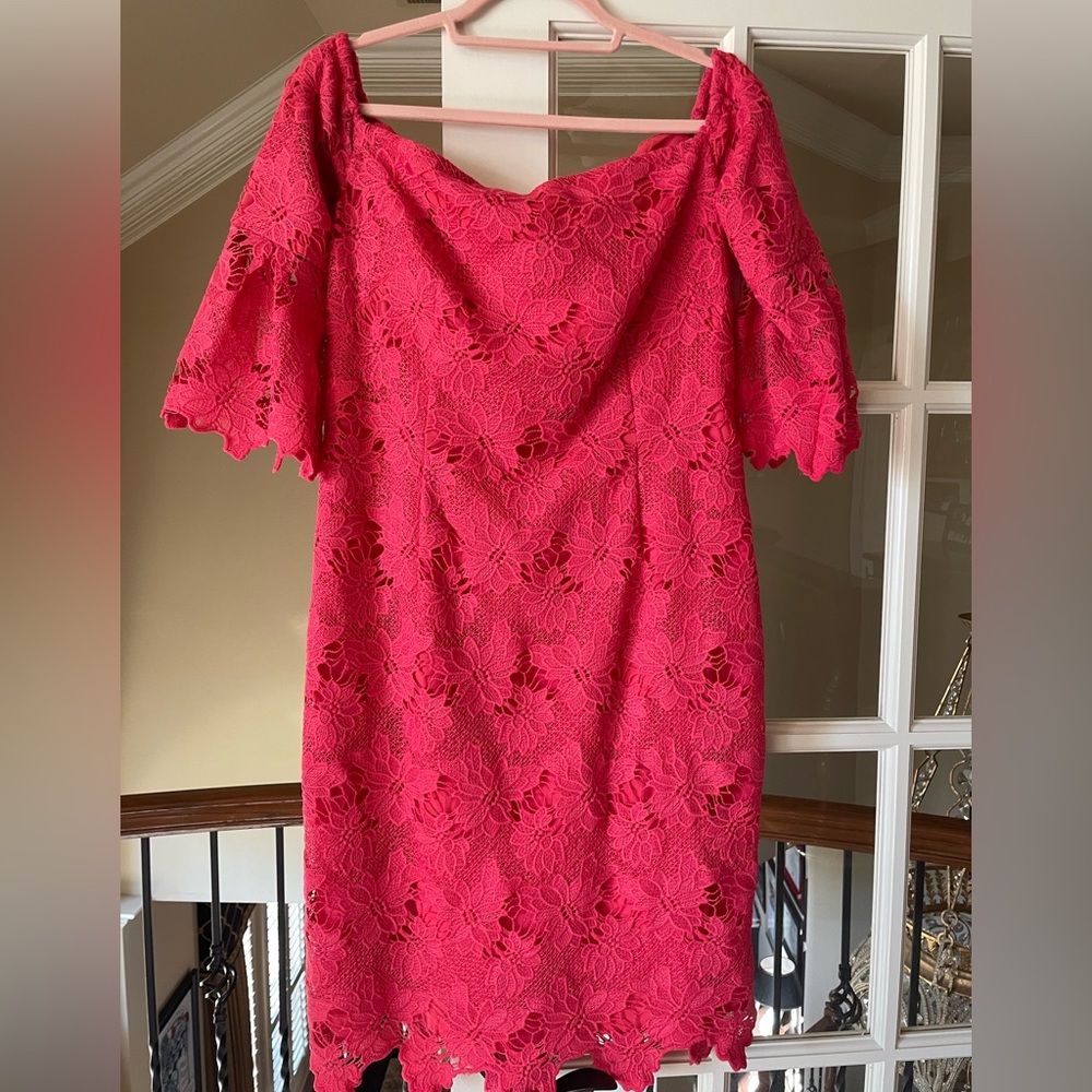 Coral Colored Vince Camuto Dress - Size 12
